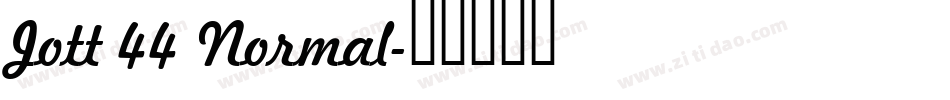 Jott 44 Normal字体转换